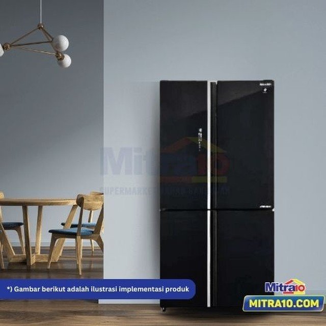 kulkas sharp 4 pintu terbaik, Sharp SJ-IF91PG-GB