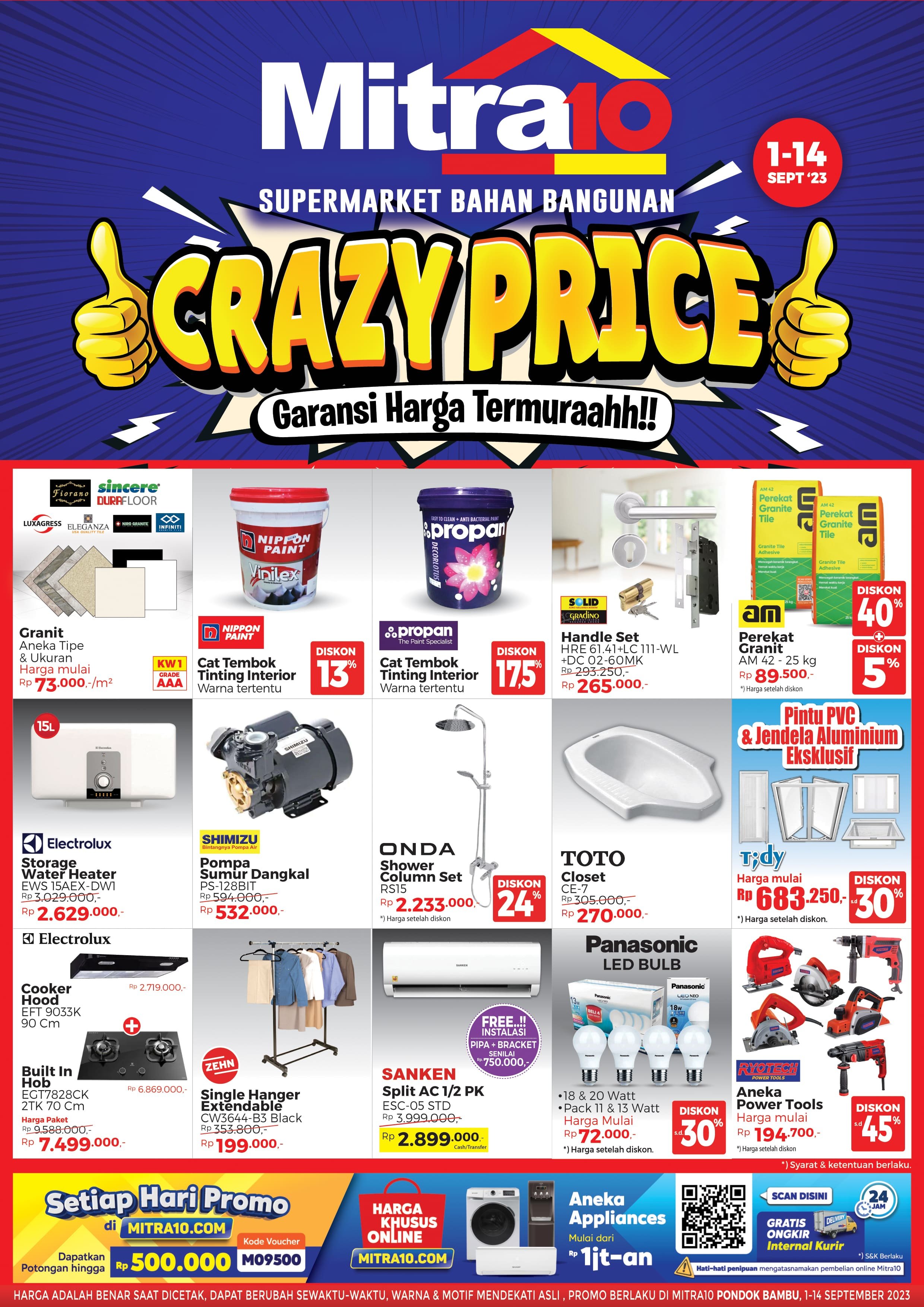 Promo Carzy Price Mitra10 Pondok Bambu