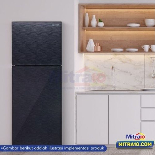 Kulkas Sharp Dua Pintu terbaik: Sharp SJ-246XG-MS: 187L