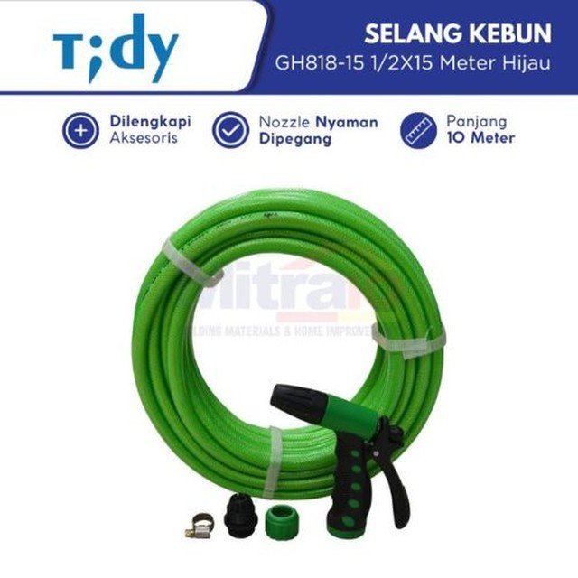 peralatan berkebun esensial selang air