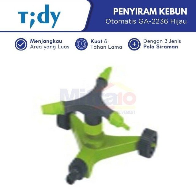 peralatan berkebun esensial sprinkler