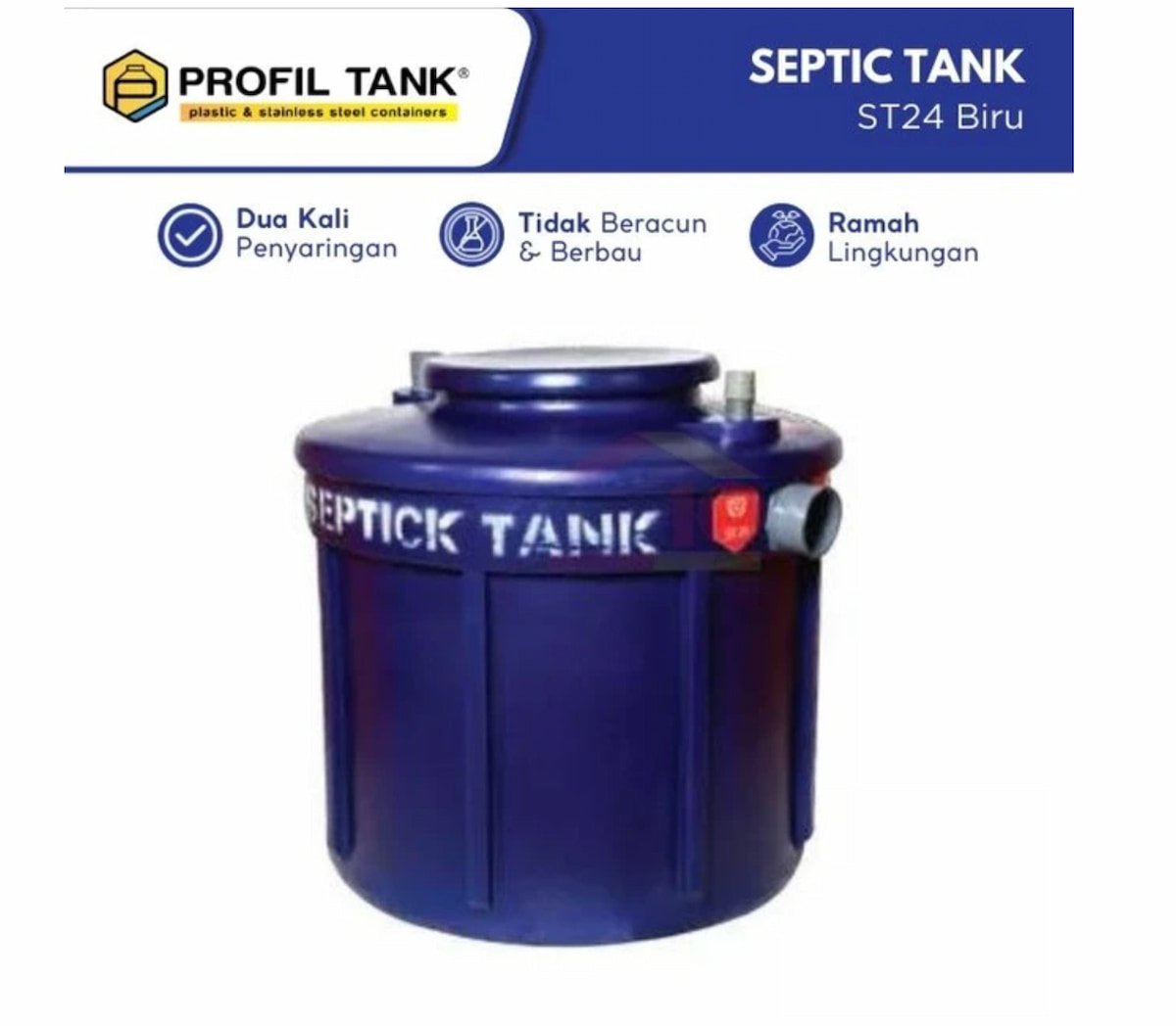 Profil Septic Tank ST24 Biru