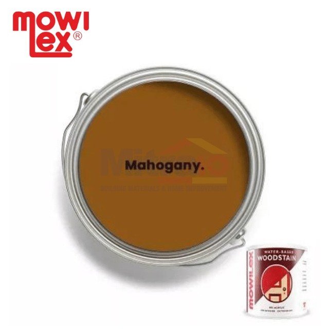 cat kayu Mowilex Woodstain Mahogany 1L