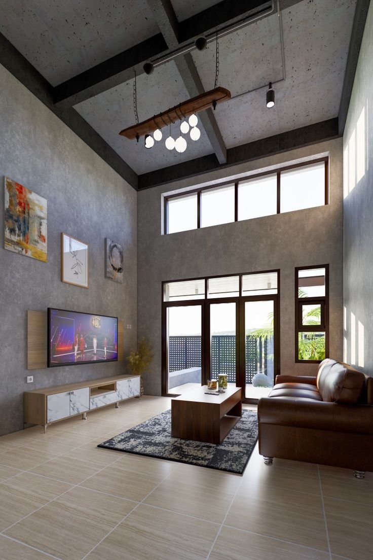 desain Rumah Modern dengan Sentuhan Industrial
