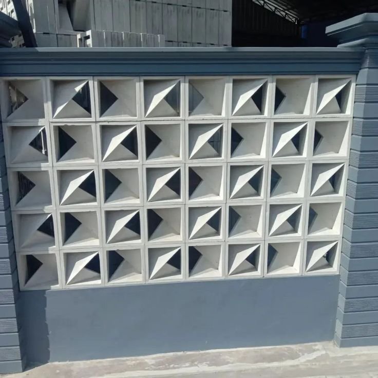 Pagar Baja Ringan Geometris