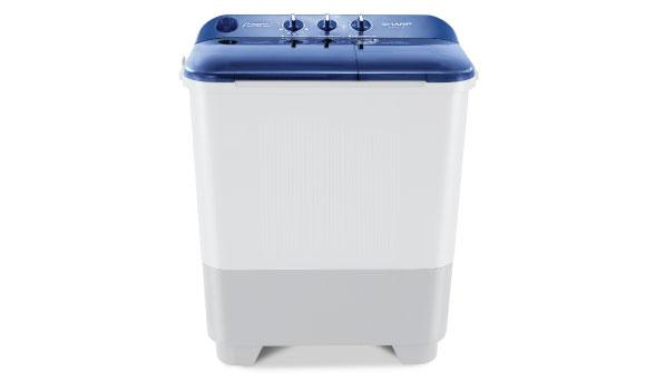 Mesin Cuci Sharp 2 Tabung 7 Kg ES-T75NT-BL/PK