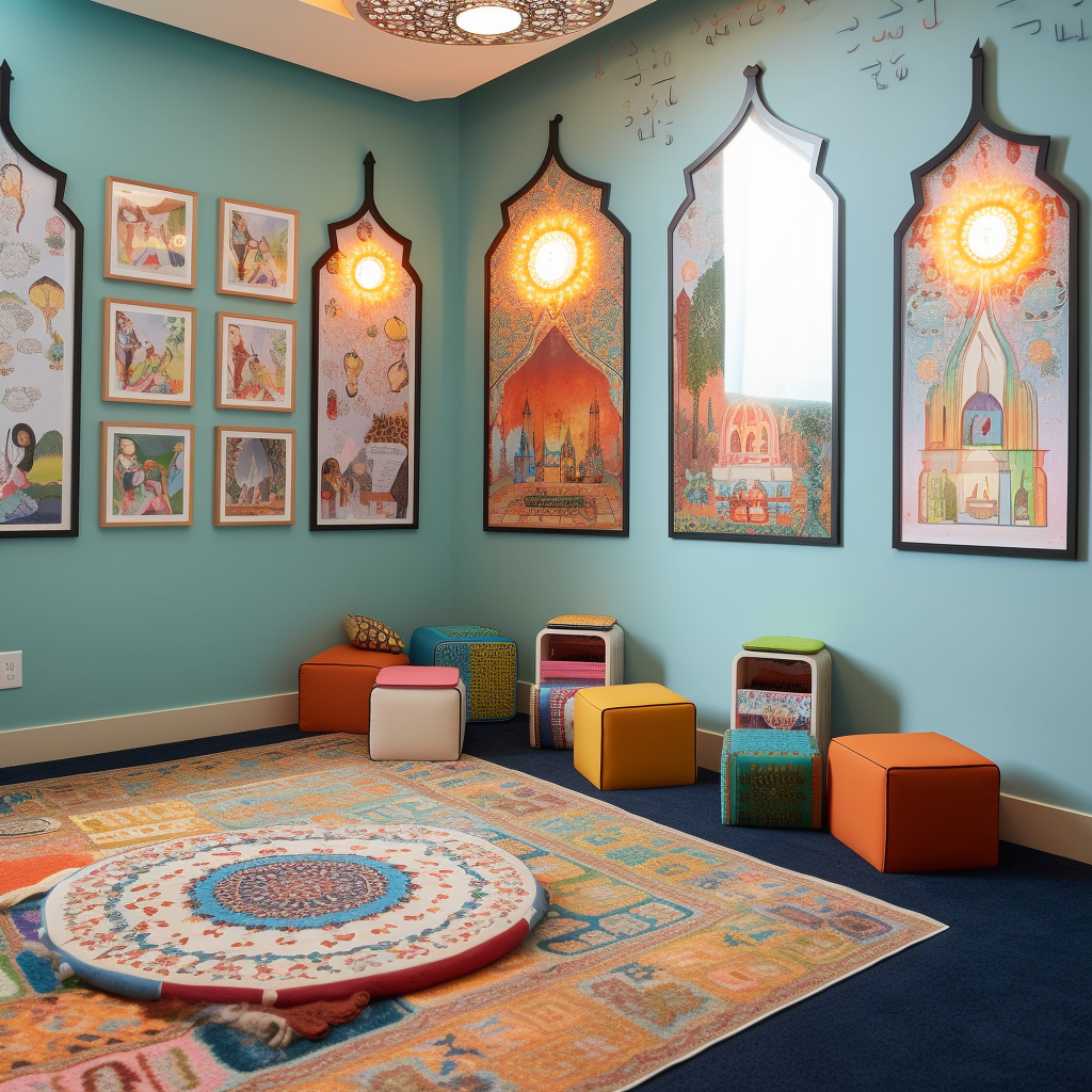 Tempat Sholat Anak-anak yang Ceria dan Nyaman
