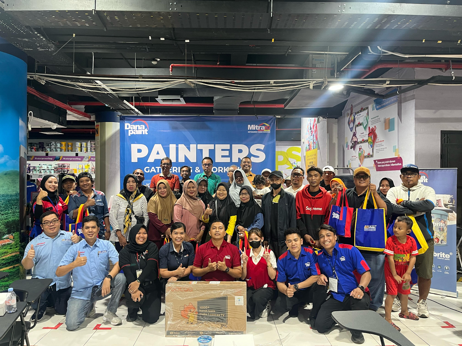 Event Workshop Painters di Mitra10 Depok dengan Danapaint
