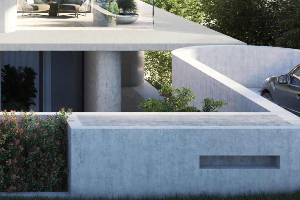 15 Inspirasi Desain Pagar Beton Minimalis untuk Hunian Modern
