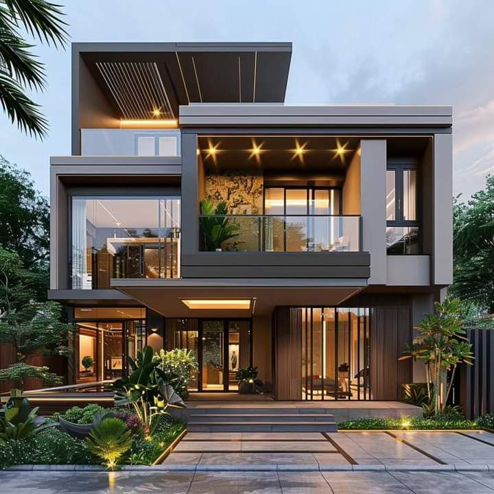  Inspirasi Rumah 2 Lantai Keren yang Modern dan Nyaman