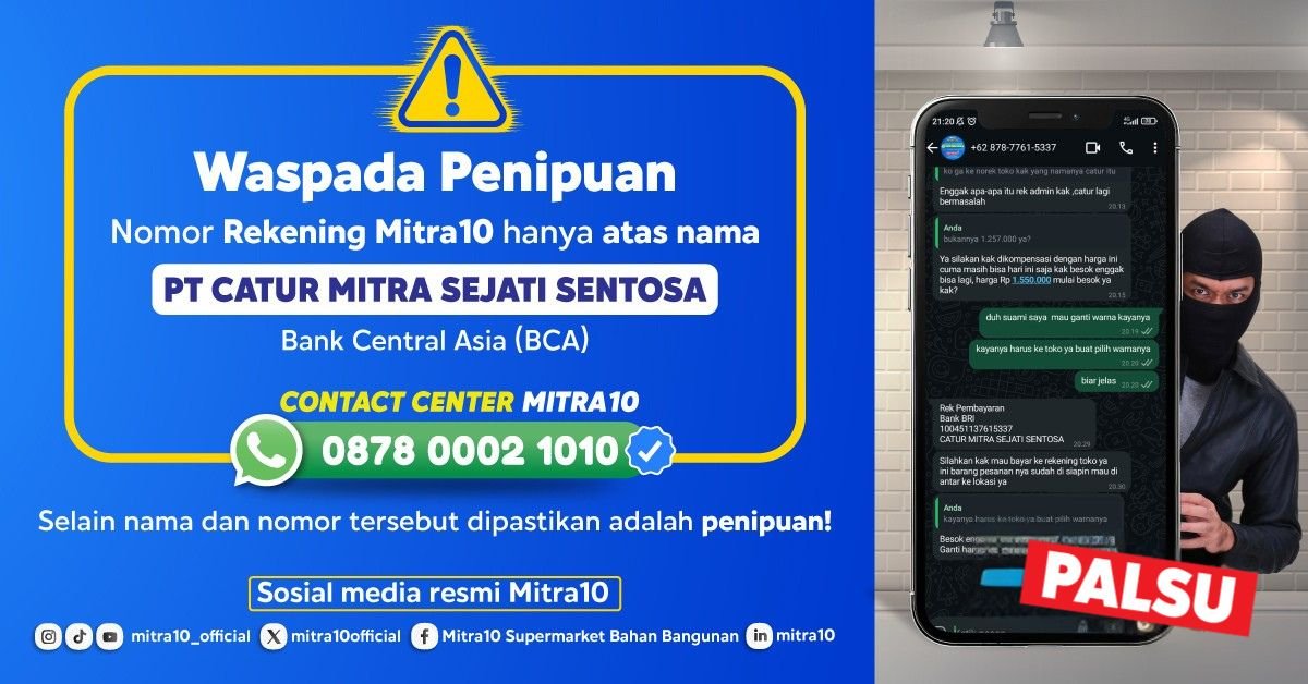 Waspada Penipuan Mengatasnamakan Mitra10