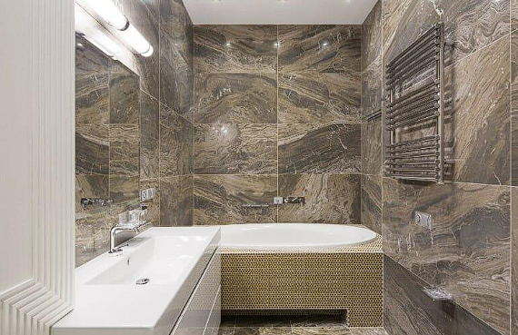 Granit untuk Kamar Mandi Kontemporer