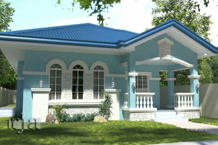 Warna Cat Luar Rumah Biru Langit