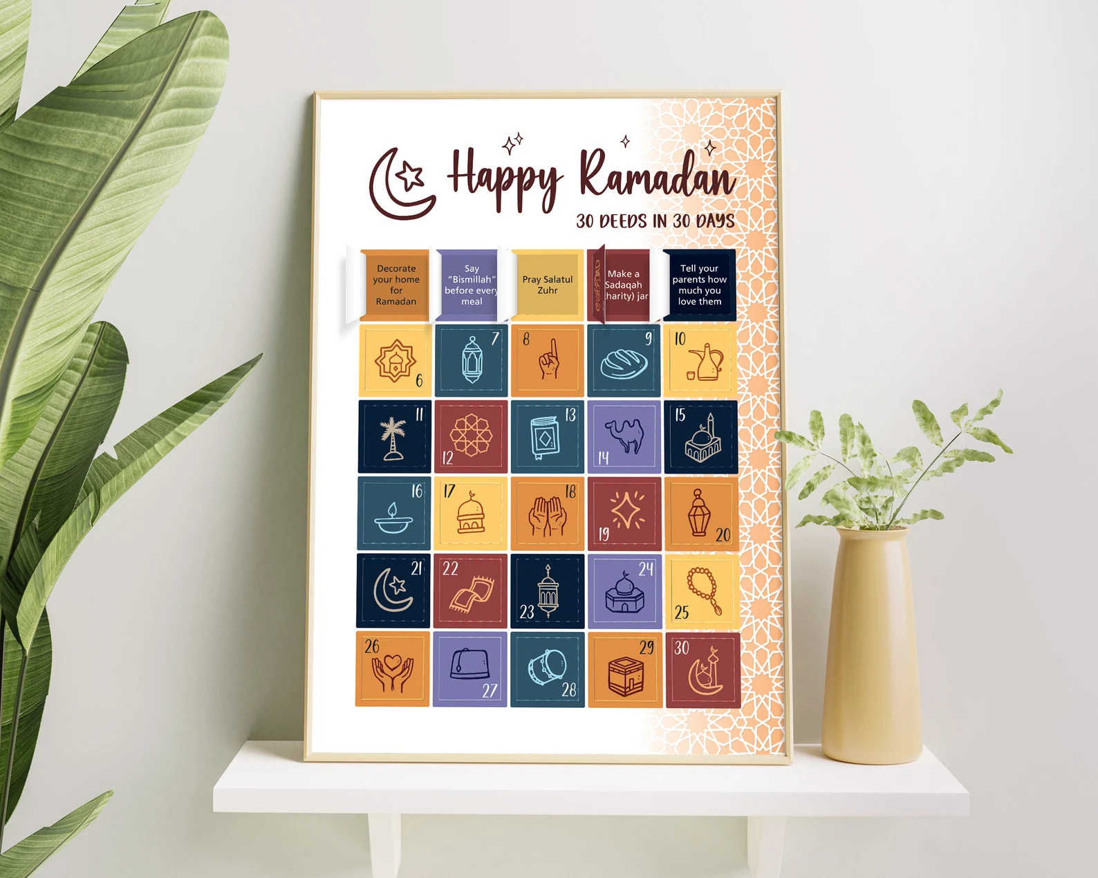Pernak-pernik Ramadhan | Kalender Ramadhan DIY