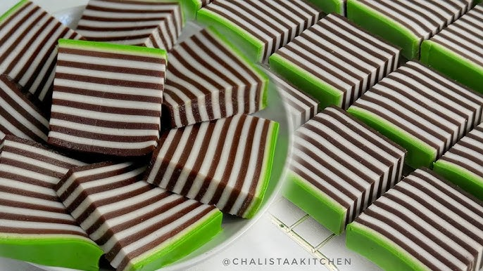 Resep Kue Lapis Pandan Cokelat