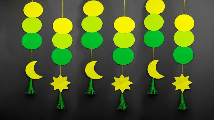 Hiasan Gantung Kertas Ramadan