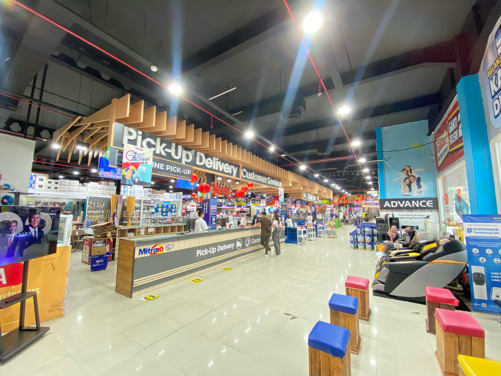 Kenyamanan Area Sales dan Luas