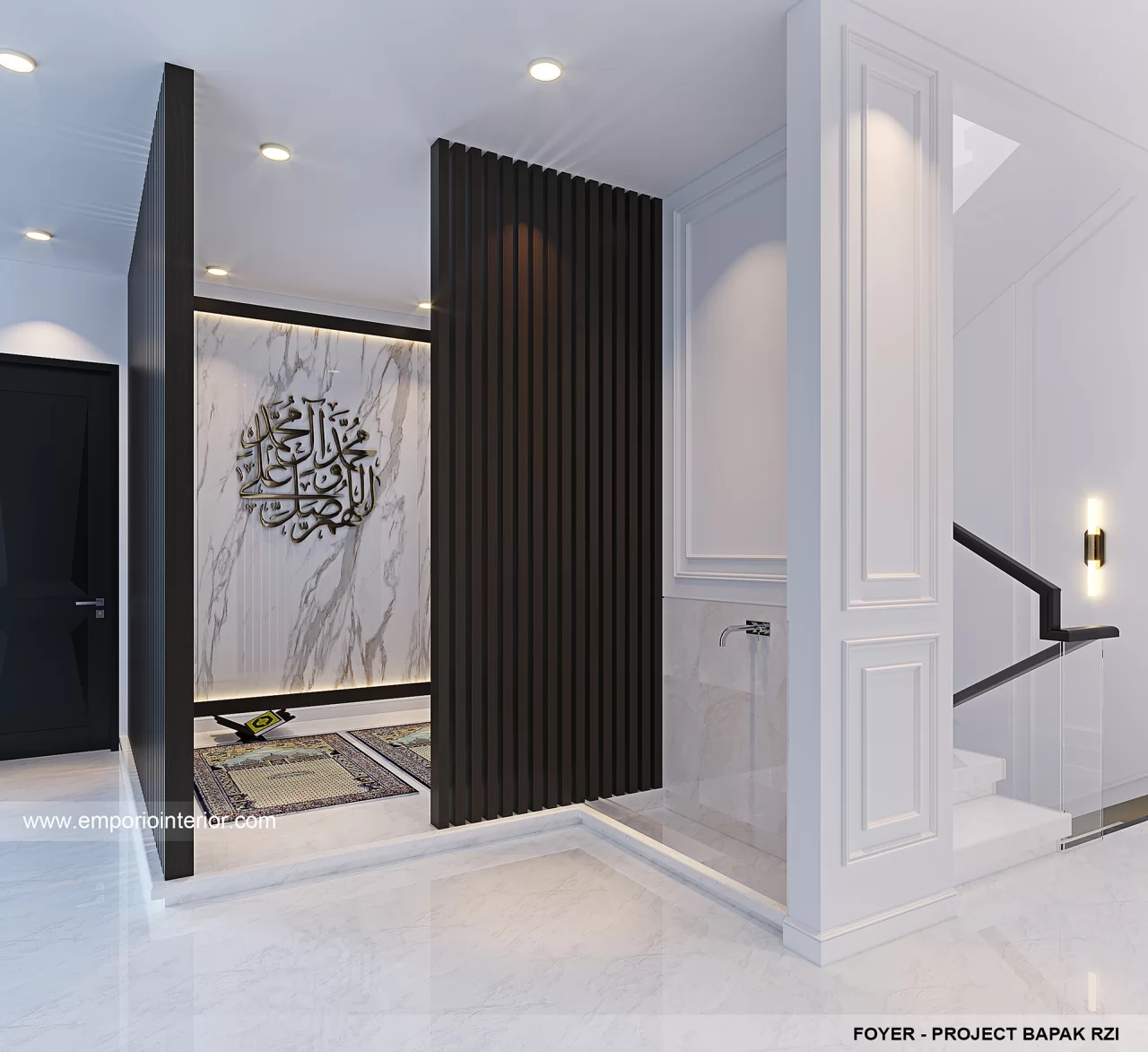 Tempat Sholat di Rumah yang Bersekat dengan Tempat Wudhu