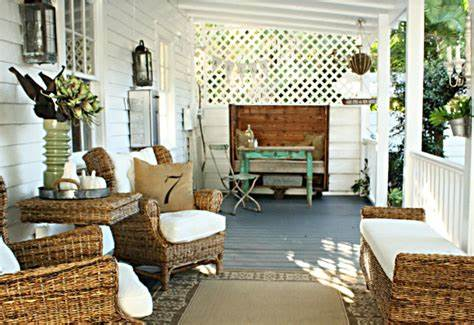3. Teras Sentuhan Vintage dengan Nuansa Klasik