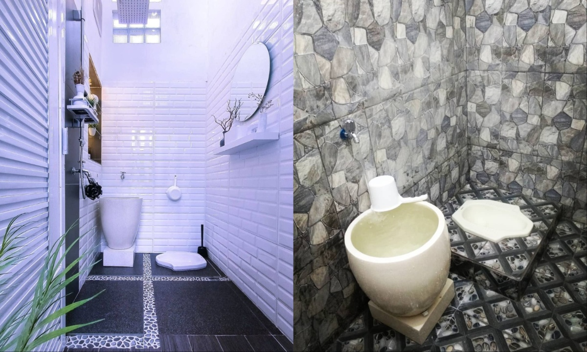 Elemen Desain WC Jongkok Modern