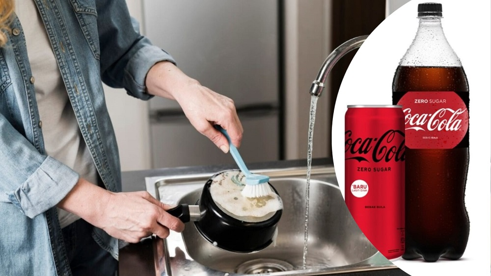 Gunakan Coca-Cola untuk Noda Membandel