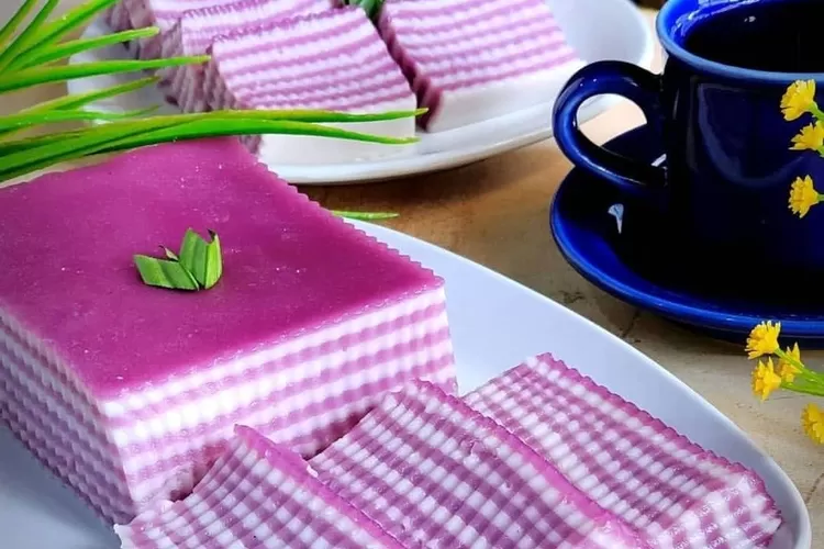 Resep Kue Lapis Ubi Ungu