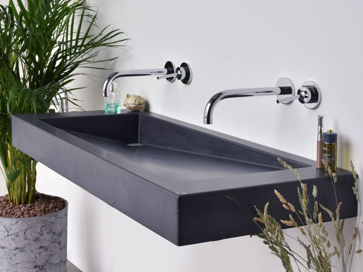 Wastafel Ganda dengan Permukaan Matte Finish