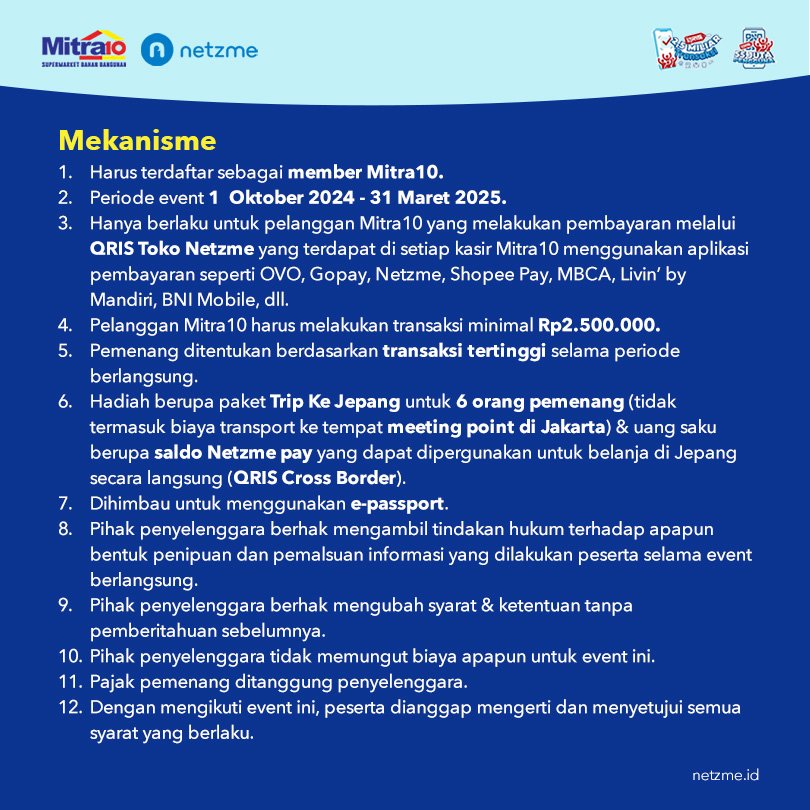 Mekanisme Program menggunakan QRIS