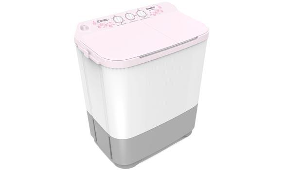 Mesin Cuci Sharp 2 Tabung 8 kg Twin Tub ES-T90MW-PK/HK/BK