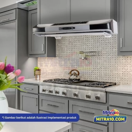 Rinnai Penghisap Asap Dapur RH-90ERI(S) Silver