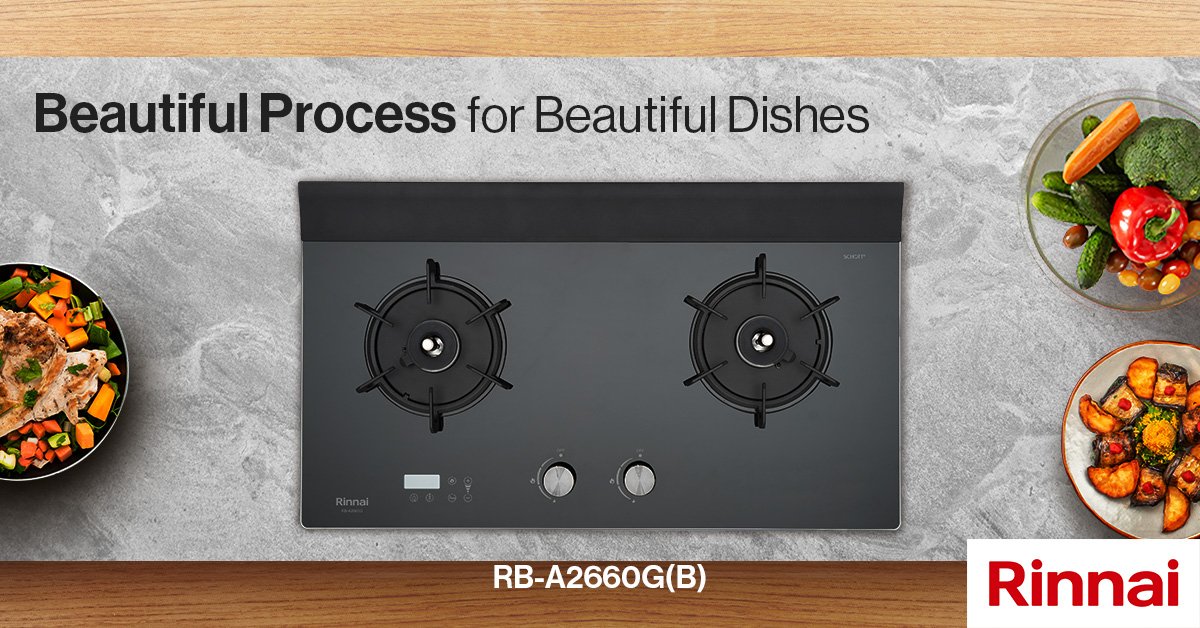 kompor tanam Rinnai RB-A2660G(B)