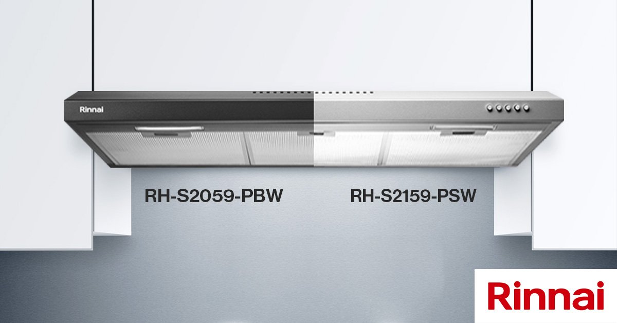 Rinnai Cooker Hood RH-S2059-PBW atau RH-S2159-PSW