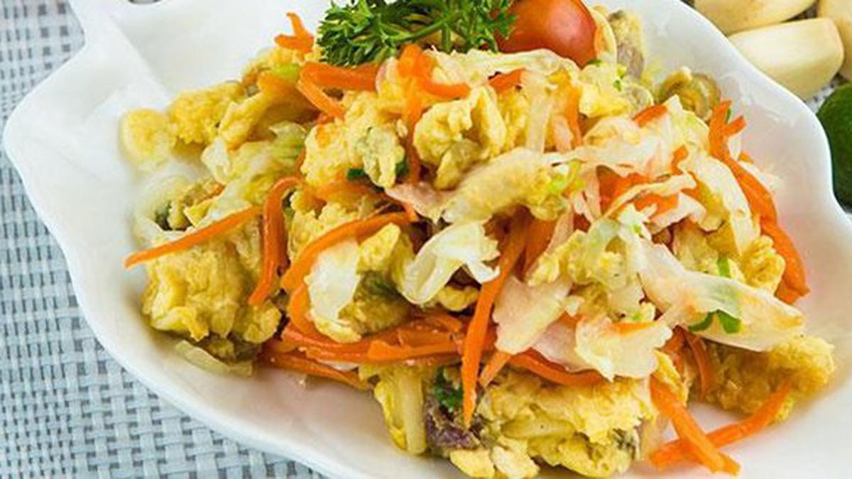 Resep buat buka puasa dan sahur : telur orak-arik sayuran