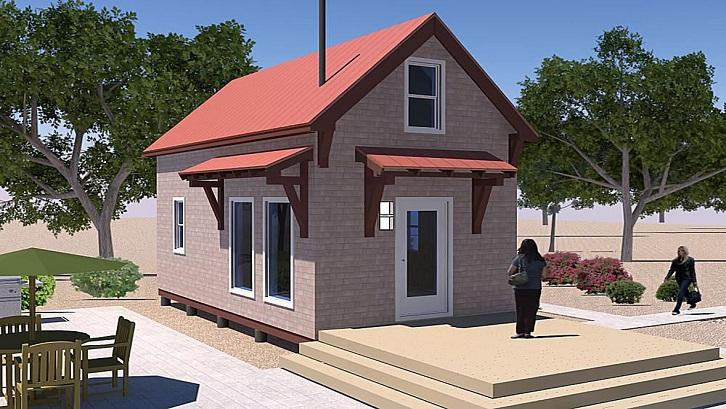 Rumah mungil sederhana 4x5 Modal 10 juta