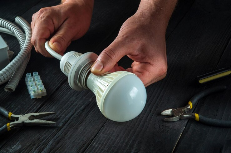 cara memperbaiki lampu LED