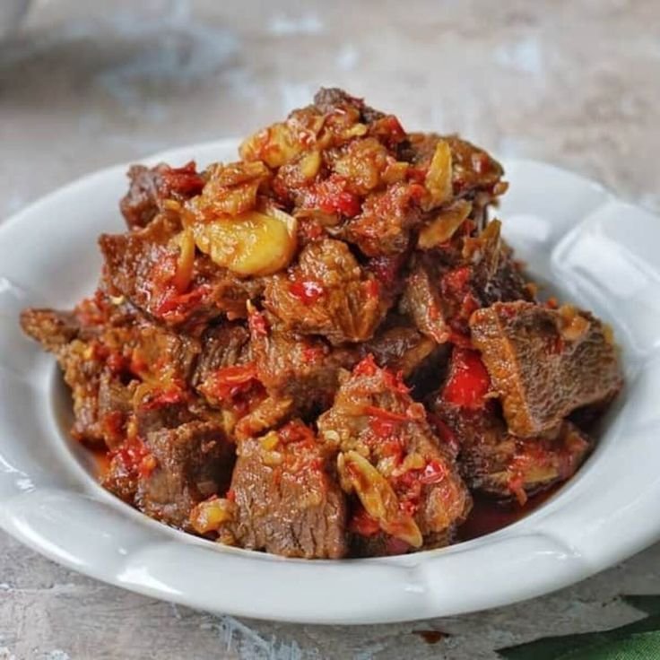 Resep Olahan Daging Sapi : Oseng Mercon