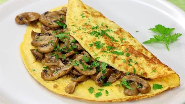 Menu makan siang sederhana : Omelet jamur