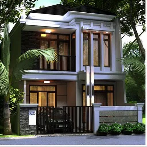 model rumah minimalis terbaru 2 lantai
