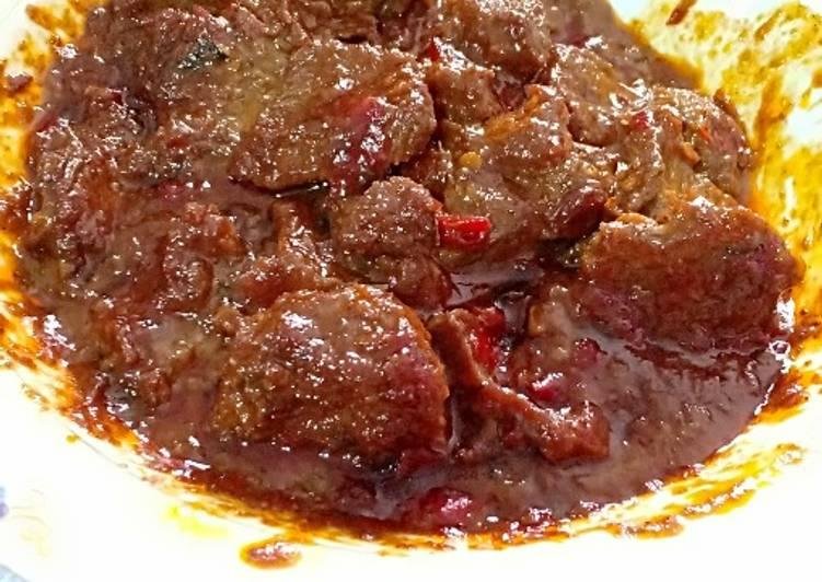 Resep Lapis daging sapi pedas rasa rendang 