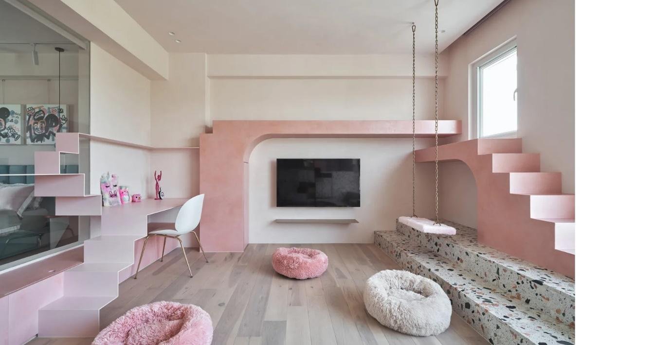 Inspirasi Warna Rumah Dusty Pink