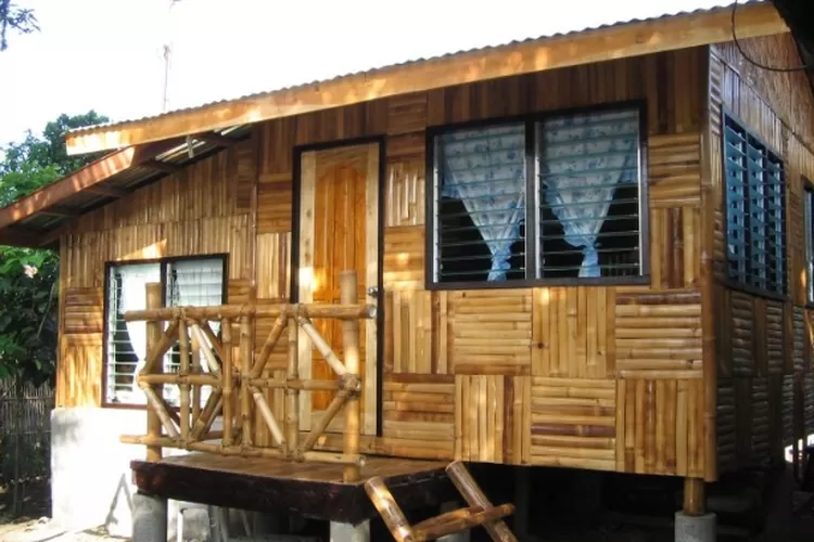 rumah bambu sederhana minimalis