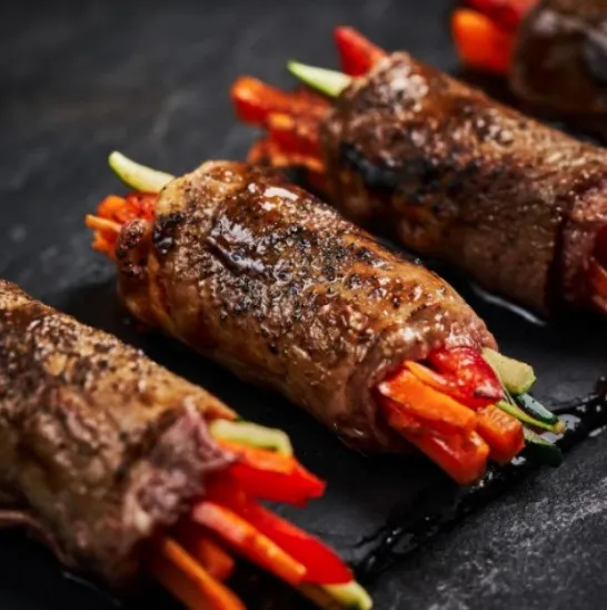 Resep Lapis Daging Sapi Gulung Wortel