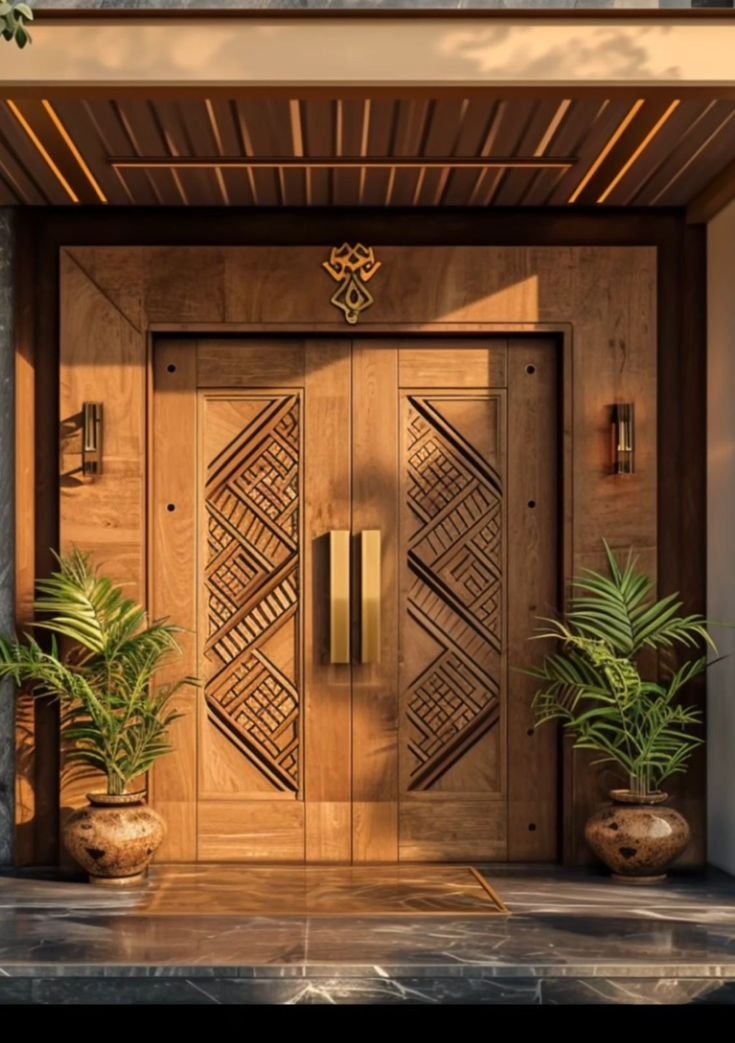 Desain pintu rumah ukir