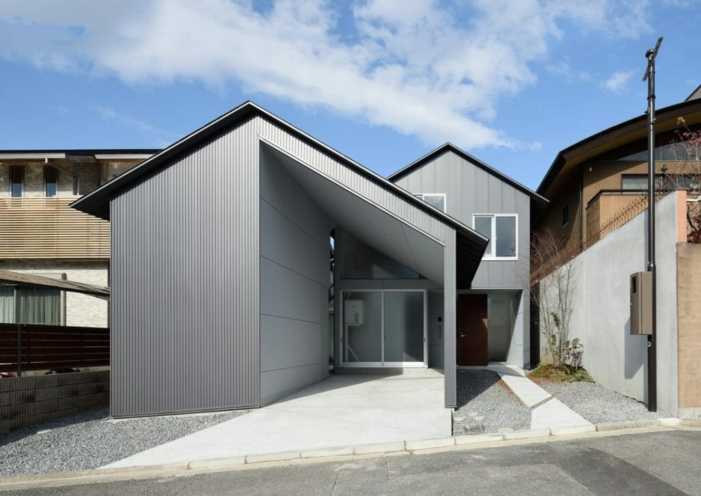 atap rumah minimalis saltbox
