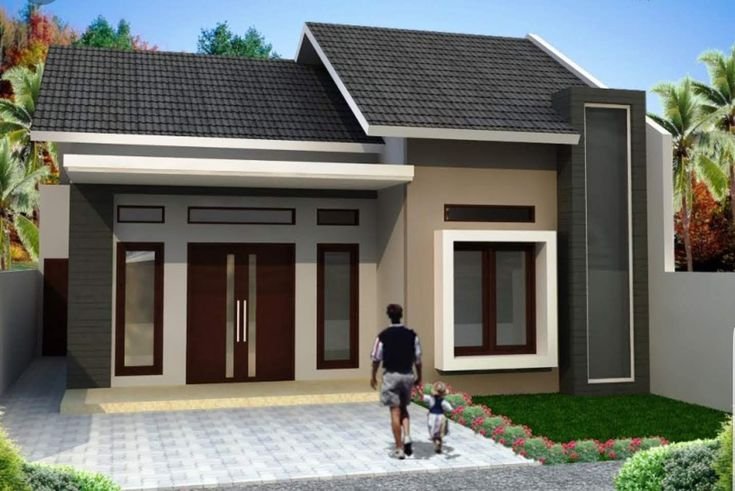model atap rumah memanjang
