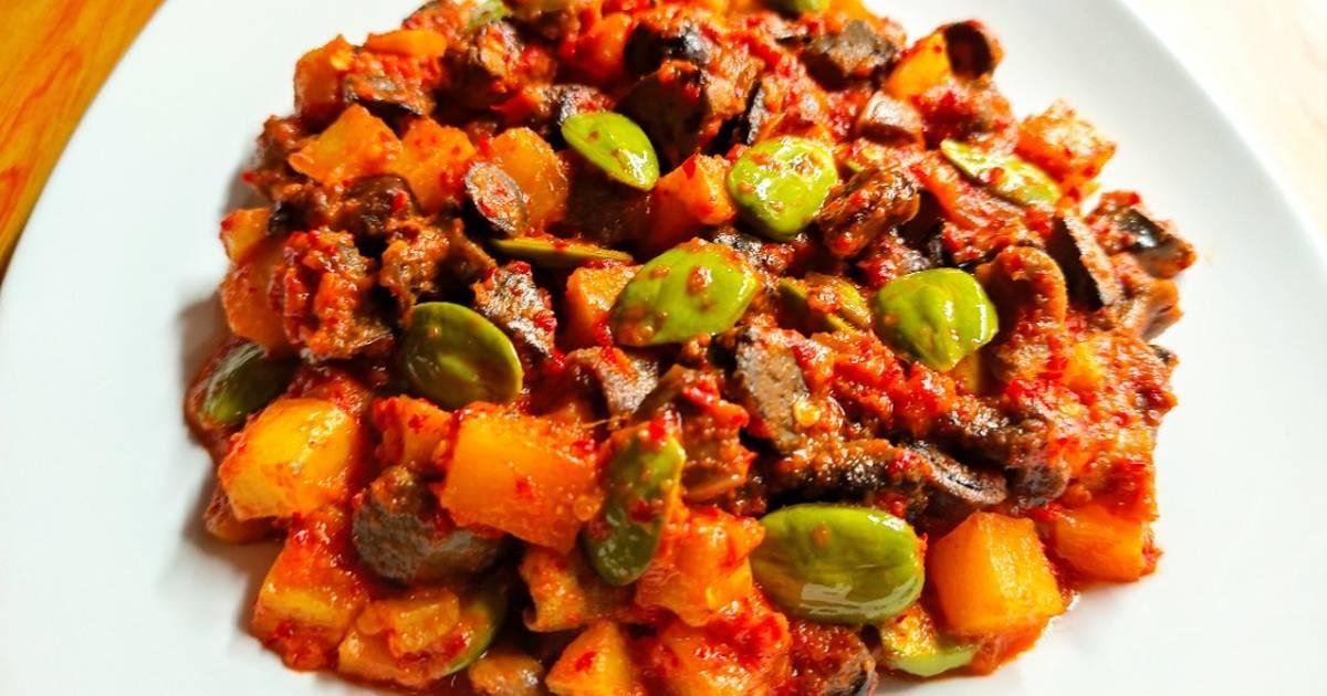 Sambal goreng kentang ati ampela