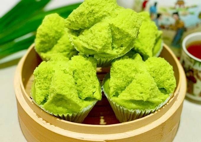 Bolu Pandan Kukus | Jajanan Buka Puasa