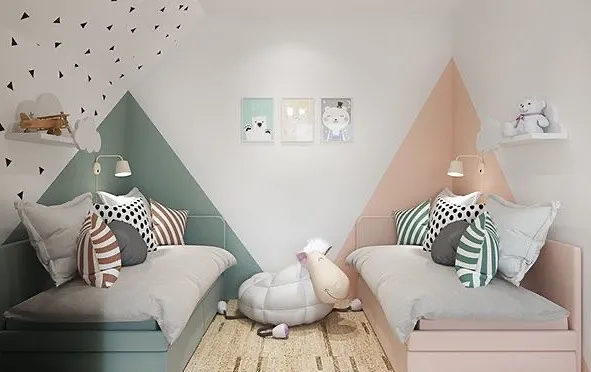 Cat kamar aesthetic warna pastel