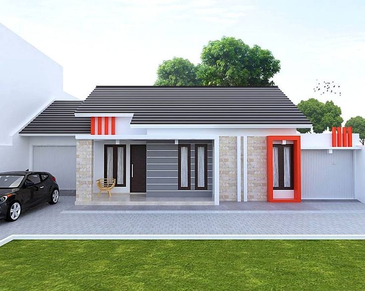 model atap rumah memanjang