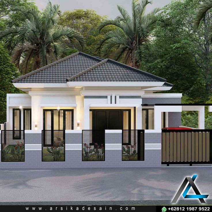 model atap rumah memanjang